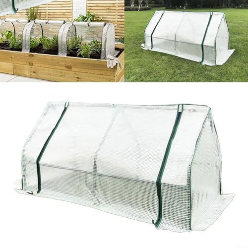 FACAIIO Greenhouse Reinforced Cover, 120X60x60 Cm Outdoor Mesh Grid Greenhouse Cover Full for PROTECTION, Protecting Crops From birds, and the Elements in the Garden, Easy Assembly