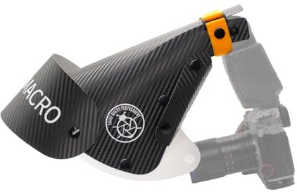 Guage Small Size II - Parasol compacto con forma de herradura para fotografía macro, para objetivos de 60 mm, flash softbox para insectos, flores y detalles