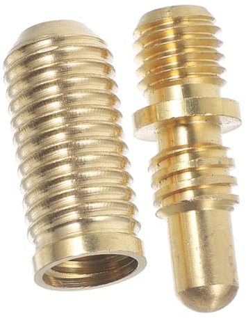 IMIKEYA 1 Set Pool Queue Schraube Einsätze Goldene Pool Stick Joint Schraube Billard Queue Joint Teile Schraube Für Pool Queues Kupfer