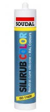 SOUDAL - Silicona neutra silirub ral.7011