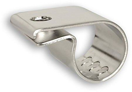 Hansen Styling Parts universal passande rörklämma i rostfritt stål ø 41 till 43 mm för lamphängare, främre hängare, överrullningsbygel etc. 41–43 mm