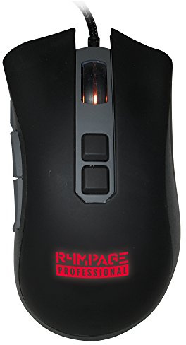 R4MPAGE Pro RP-11200 Professionelle Gaming Maus mit 10 programmierbare Tasten