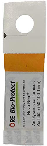 Novo Nem® Ambly. calif. Raubmilben - 15 Tüten für 15-30 Pflanzen gegen Spinnmilben an Zierpflanzen und Gemüse
