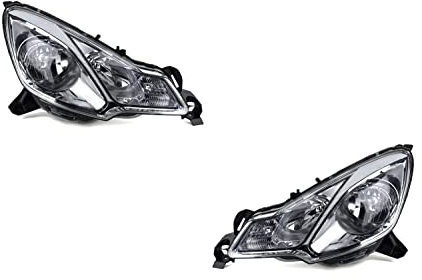 Johns, Jeu de phares pour Citroën C3/DS3 11/09 H7/H1 - Kit gauche et droit