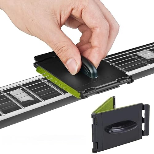 Gitarrensaite Reiniger, Griffbrett Reiniger, Griffbrettreiniger, Saitenreiniger Gitarren,Saiten Gitarre Reiniger,Instrument Pflege Werkzeug für Bass Mandoline Ukulele