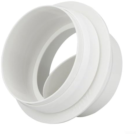 YUANGANG Clapet anti-retour de ventilation en PVC, pour salle de bain et cuisine, empêche le retour d'irrigation (120 mm)