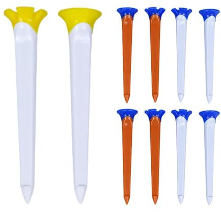 Generisch High Golf Tees, Path Golf Tees, Golf Simulator Tees with Large Cup - Golf Tees to Reduce Friction and Spin Simulator Training Golf Accessories