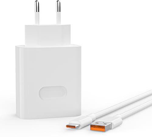 Chargeur Honor, 66W Supercharge Chargeur Rapide pour Honor 200 Pro/ 200 Lite/ 7 Lite/Magic 7 Lite Magic6 Lite 5 Lite 6 5 Pro X6b Mate 60 50 P60 Pad 9 X9 X8a, Rapide avec 2m 6A Câble USB C