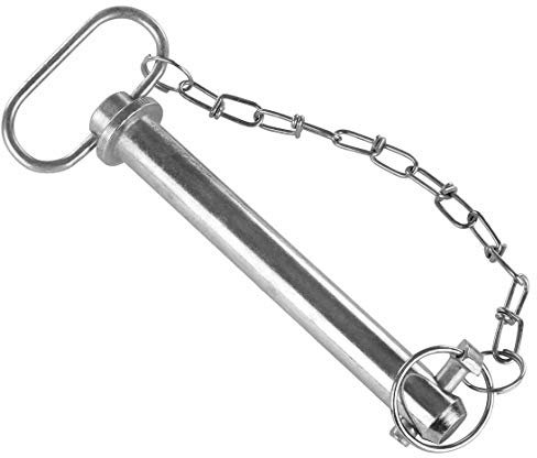 Perno de seguridad | CAT 2 / Ø 25 mm | longitud útil 189 mm | con mango plegable, cadena y pasador