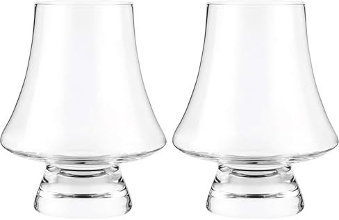 Juego de 2 vasos de whisky (200 ml) de cristal para whisky, vasos de degustación de whisky, para whisky, coñac, vodka, cócteles, ron, licor, idea de regalo para hombres
