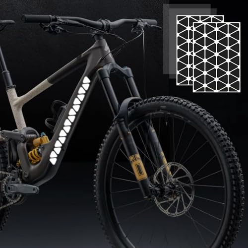 Pegatinas Reflectantes Negras,2 Piezas Reflectores Adhesivos,Uego de Adhesivos Reflectantes,Reflectores Bicicleta,Lámina para Señalización Nocturna,para Bicicletas,Cascos de Moto,Motos,Juguetes