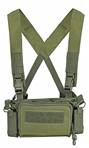 OAREA Camouflage Schnellspanner Tactical Vest Airsoft Ammo Chest Rig 5.56 9mm Magazinträger Combat Tactical Military