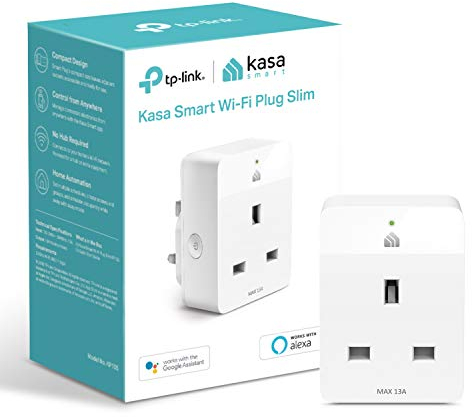 TP-Link Kasa Mini Smart Plug, Max 13A,Wi-Fi Outlet, Works with Amazon Alexa, Google Home and Samsung SmartThings, Wireless Smart Socket (KP105), A Certified for Humans Device