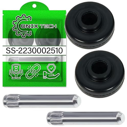 ONIX TECH 2 Piezas Ruedas de Cepillo Delanteras para Aspiradora sin Cable con Código Original SS-2230002510 para Rowenta - Garantía de 5 Años