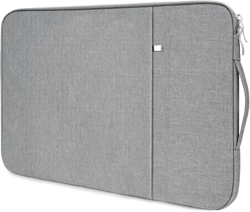 Flintronic Custodia per Macbook Air 13 Pollici, Sleeve per Laptop, Impermeabile Custodia Borsa Custodia Protettiva Compatibile con MacBook Pro/Acer/Dell/Lenovo/HP/Samsung/Sony/Asus,13 Pollici -Grigio