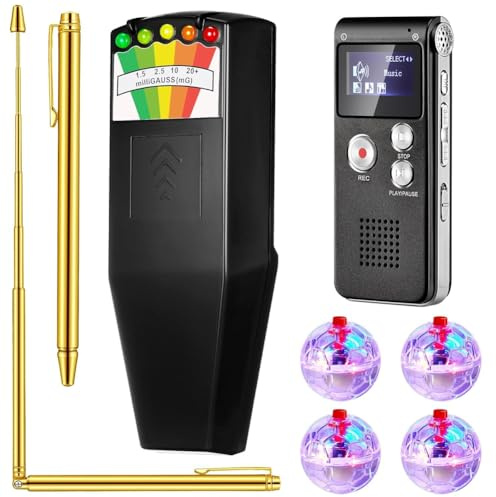 Wadakada Kit D'Équipement 8 Pièces - Testeur D'Équipement Paranormal pour et Le Bureau