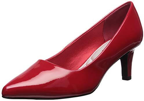 Easy Street Pointe, Zapatos de tacón Mujer, Rojo (Red Patent), 38.5 EU Estrecho