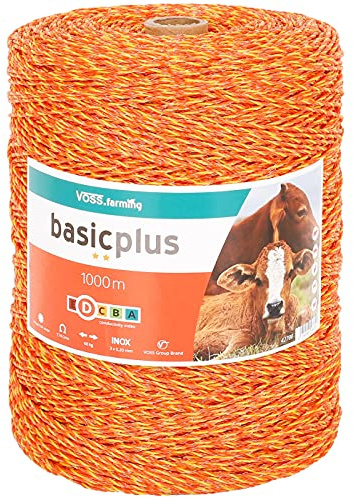 VOSS.farming Valla de pastos 1000m Valla eléctrica Valla de pastos de cuerda
