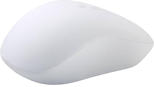Renkforce Mouse Radio Ottico Bianco 4 Tasti 1300 DPI Resistente agli Spruzzi d'Acqua