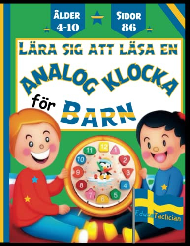 Lära sig att läsa en analog klocka för Barn