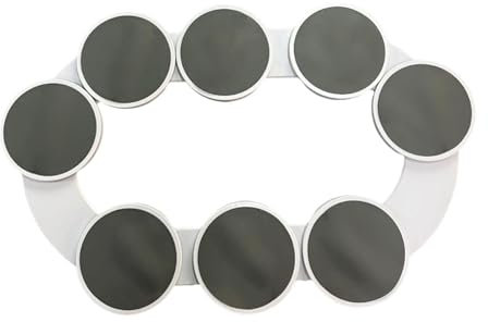 Eznaobo Drehteller, erweiterbar, drehbar, für Küchenschrank, Speisekammer, Esstisch, tragbarer Lebensmittelbecher, Organisation und Aufbewahrung, Schwarz