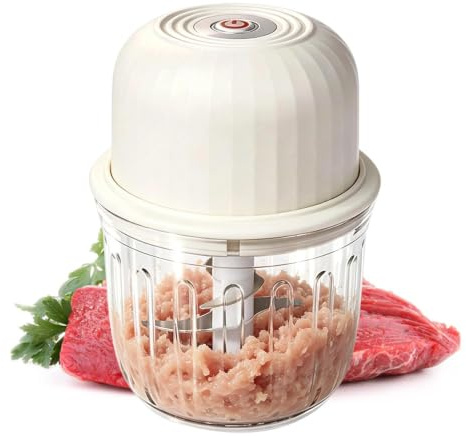 Mini Vitlökshackare Elektrisk Portabel Matberedare samt Köttkvarn | Portabel Grönsakshackare För Frukt, Grönsaker, Kött, Nötter, Lök, Ingefära, Chili, Morot, Koriander Och Matlagning På