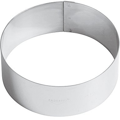 Paderno Anello Pasticceria per Mousse, Acciaio Inox, 12 cm