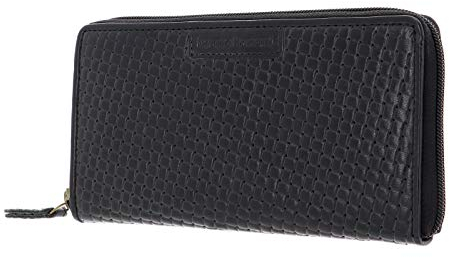 Bruno Banani Geldbörse Echt Leder schwarz Damen - 020469