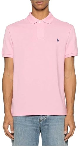 Polo Ralph Lauren Mod. 710795080 Polo Piqué Manches Courtes Slim Fit Homme Rose M