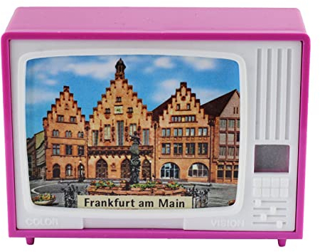 Freak Scene Gucki - klick-Fernseher - Frankfurter Sehenswürdigkeiten - Frankfurt - pink