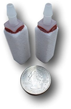 Ozone Diffuser Stones - Twin-Pack - Long Lasting - .5 x .5 x 1.5 with 5/32 OD Barb Bubblemac Aeration Product Model #1111FK-2