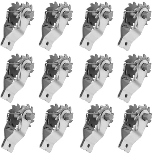 Electric Fence Wire Strainer, 24PCS Heavy Duty Inline Wire Tensioner, Wire Ratchet Tensioner for Electric Fence, Farm Fence