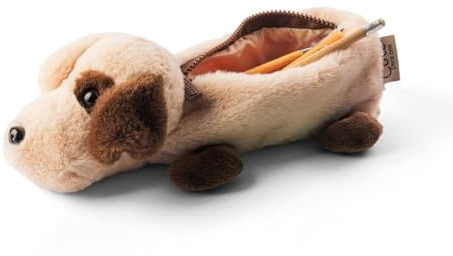 Cute Since 1999 Hund Federmäppchen - Mäppchen Mädchen & Jungen - Federmappe für Kinder ab 12 Monate - Weiche Federtasche - Geschenk für Kinder - Schulsachen- 30 x 9 cm