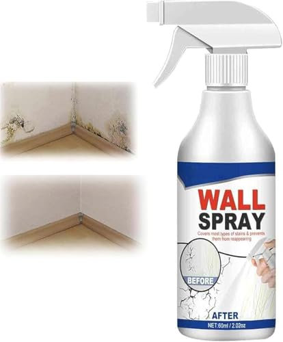 Spray de pintura versátil para reparación de paredes, pintura de reacondicionamiento de manchas, pintura de reparación de manchas, pinturas a base de agua, cáscara blanca, adecuada para paredes
