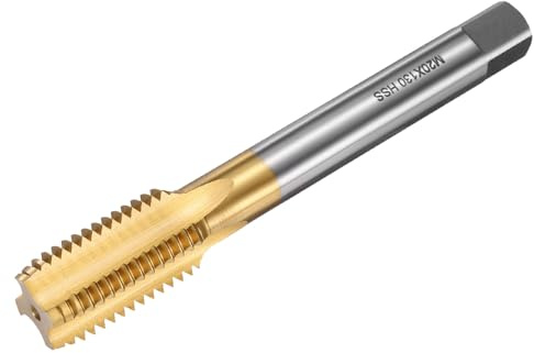 QUARKZMAN Metrisches Gewindebohrer M20 x 2.5 H2 130mm Geradnut Gewindefräser Gewindebohrer Gewindeschneiden Reparaturwerkzeug