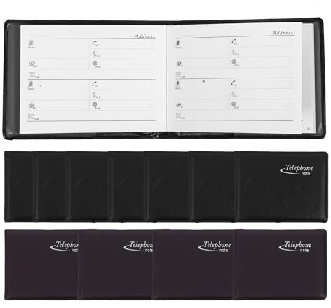 CAXUSD 12 Cuadernos Pequeños para Escribir Direcciones Superficie Lisa y Papel Resistente, Adecuado para Registrar Números Telefónicos de Forma Práctica y Portátil