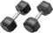 Bad Company I Kurzhanteln gummiert für Aerobic, Gymnastik und Fitness 25 Kg (2x12,5)