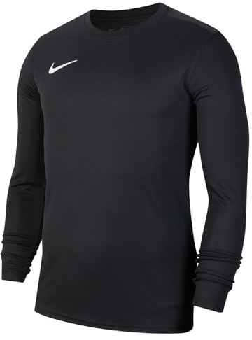 Nike Y Nk Dry Park VII JSY LS T-Shirt A Manica Lunga, Unisex Bambini, Black/White, S