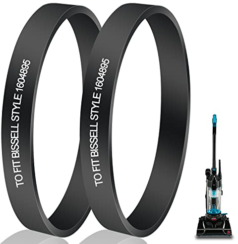 Vacuum Belts Replacement for Bissell PowerForce Compact Lightweight Upright Vacuum Cleaner Belts Compatible Models:3508,2112,21129,2690,1520,23T7, Replace Part 1604895
