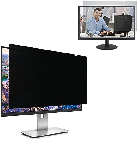 McgojoHi 19-inch Computer Privacy Filter for 19 Widescreen Monitor(16:10 Aspect Ratio) Screen Protector Film for Data Confidentiality Anti-Spy Anti-Blue Light Anti-Glare Fuss-Free Installation