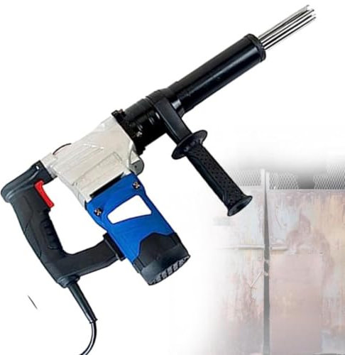 FENGSSLL Scrostatore ad Ago Manuale per la Rimozione della Ruggine, Macchina per la Pulizia, Pulitore per Scorie di Saldatura, Scrostatore ad Aghi Elettrico ad Alte Prestazioni, per Rimuovere Ruggine