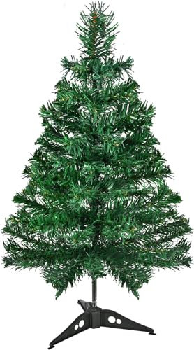 Small Christmas Tree – A Mini Christmas Xmas Tree for Your Desk Tabletop, Perfect for a Festive Atmosphere