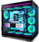 FOIFKIN Case PC – Ventola 6 PWM ARGB preinstallata, ATX Mid-Tower Gaming PC, vetro panoramico 270° con Type-C, F600, (nero)