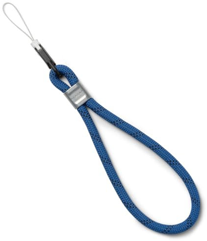 Ringke Rope Hand Strap, Cordón Cuerda Universal, Correa Ajustable de Muñeca de Mano Diseñado para Teléfonos Móviles, Cámaras, Auriculares y Llaves de Coche - Blue