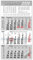 3-Monatskalender 2026 Wandkalender mit Schieber – Kalender 2026 mit Jahresübersicht, Feiertagen und Schulferien DE & AT, Bürokalender zur Wandmontage im Großformat 56x30 cm
