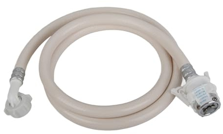 RASTKY Tubo di Ingresso Acqua per Lavatrice - Tubo in PVC Antiscoppio con Connettore in Metallo per e Altre Lavatrici Automatiche, Filettatura Standard da 25 Mm (1,5 m)