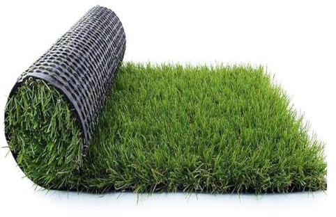 Césped artificial realista de lujo de 25 mm de grosor para jardín, balcón y terraza, rollo de césped sintético de 2 x 12 m para paisajismo y decoración