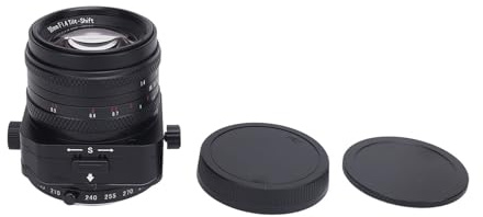 50mm F1.4 Manual Tilt Lens, Half Frame, Large Aperture Portrait Lens for E Mount Cameras - Creative Miniature Effect, Stepless Aperture, Ideal for Mirrorless Video and Photograph