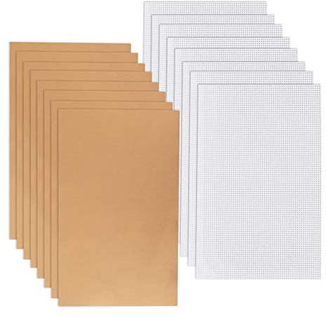 DAGORD Feuille pour Déshydrateur 8pcs Films en Silicone Déshydratation et 8pcs Films en Téflon Déshydratation 27 x 17cm Anti-Ddhésif Feuille en Maille Réutilisables Tapis Vapeur Tapis De Fruits