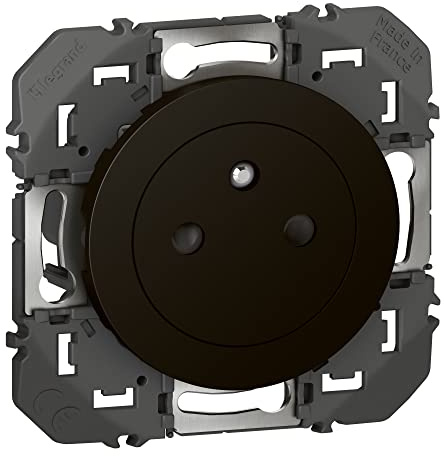 Dooxie Legrand Steckdose 2P+T 16A bündig schwarz matt